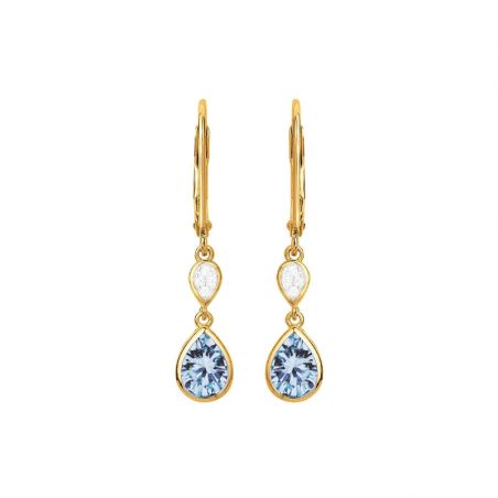 Boucles d'oreilles plaqué or: puces d’oreilles & créoles plaqué or - boucles-d-oreilles-plaque-or - edora - 2