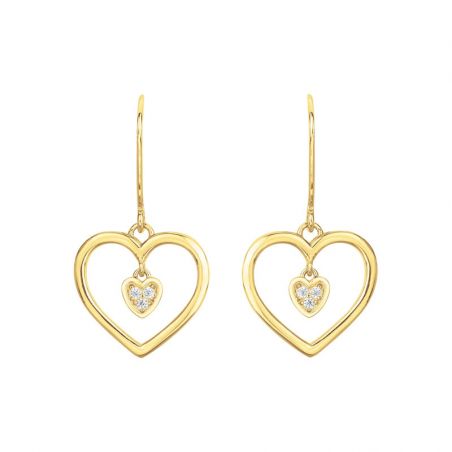 Boucles d'oreilles plaqué or: puces d’oreilles & créoles plaqué or - boucles-d-oreilles-plaque-or - edora - 2