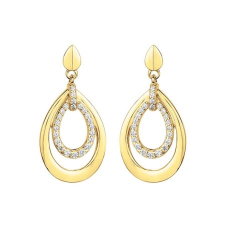 Boucles d'oreilles plaqué or: puces d’oreilles & créoles plaqué or - boucles-d-oreilles-plaque-or - edora - 2