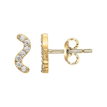 Boucles d'oreilles plaqué or: puces d’oreilles & créoles plaqué or - boucles-d-oreilles-plaque-or - edora - 1