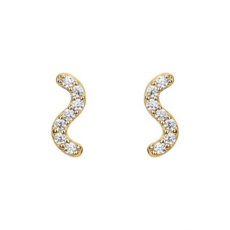 Boucles d'oreilles plaqué or: puces d’oreilles & créoles plaqué or - boucles-d-oreilles-plaque-or - edora - 2