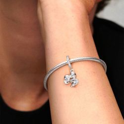 Charm   pendant pandora  couple de mariés 798896c01 - charms - edora - 1