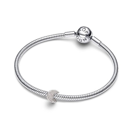 Mini charm   pandora lune texturé 794054c00 – charms