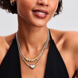 Mini charm   pandora lune texturé 794054c00 - charms - edora - 4