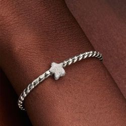 Mini charm   pandora Étoile texturé 794050c00 - charms - edora - 1