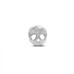 Mini charm   pandora tête de mort texturée 794040c00 - charms - edora - 3