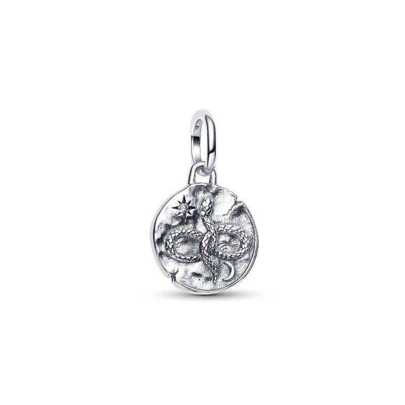 Charm   pandora médaillon serpent infini 793976c01 - charms - edora