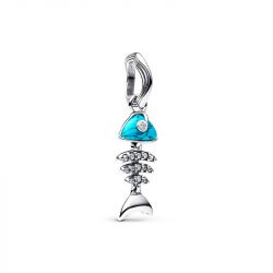 Charm   pandora pendant arête de poisson turquoise 793894c01 - charms - edora - 0