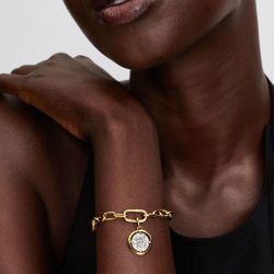 Charm pandora  médaillon cupidon  764088c01 - charms - edora - 1