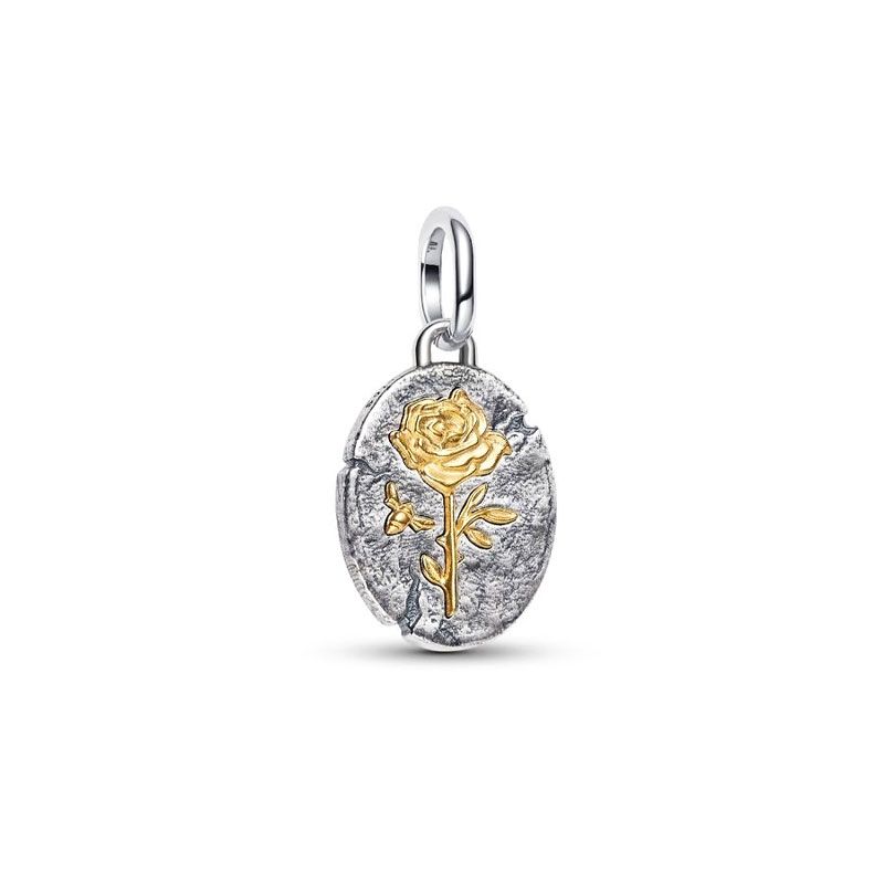 Charm pandora médaillon rose 764087c00 - charms - edora