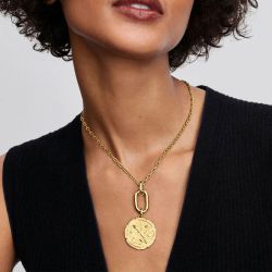 Charm pandora médaillon surdimensionné flèches croisées 764084c01 - charms - edora - 1