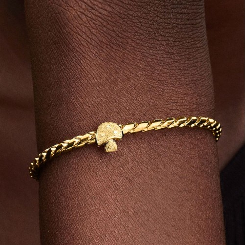 Mini Charm PANDORA Champignon Texturé 764048C00