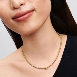 Mini charm pandora yin et yang texturé 764045c00 - charms - edora - 1