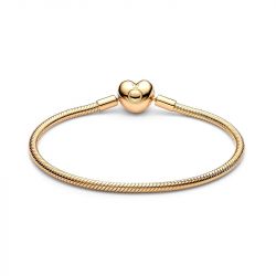 Bracelet femme pandora maille serpent fermoir cœur 563050c00 - bracelet-argent-femme - edora - 2