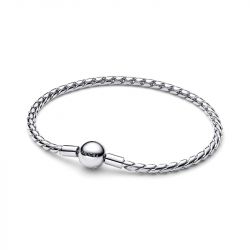 Bracelet femme pandora maille ailée fermoir rond 594028c00 - bracelet-argent-femme - edora - 0
