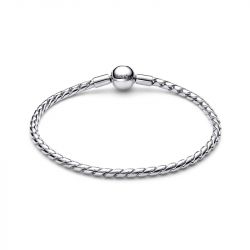 Bracelet femme pandora maille ailée fermoir rond 594028c00 - bracelet-argent-femme - edora - 2