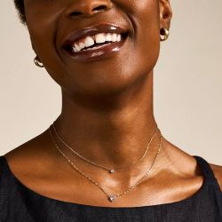 Collier femme fossil chaîne sutton tokens of affection en acier inoxydable, bicolore jf04357998 - colliers-femme - edora - 1