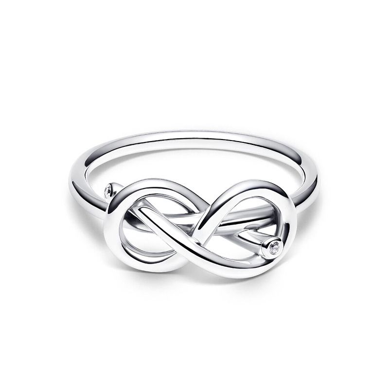 Bague femme pandora nœud de l'infini argent massif 193759c01 - plus-de-bagues-femmes - edora