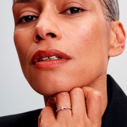 Bague femme pandora nœud rose scintillant argent massif 193510c01 - plus-de-bagues-femmes - edora - 1