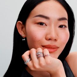 Bague femme pandora nœud rose scintillant argent massif 193510c01 - plus-de-bagues-femmes - edora - 3