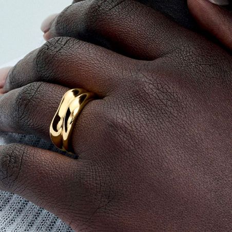 Bague fantaisie femme & homme: bague fantaisie argent, or, rose - plus-de-bagues-femmes - edora - 2