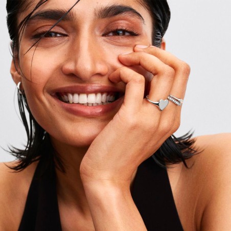 Bague femme pandora cœur gravable argent massif 193988c00 – toutes nos bagues femme