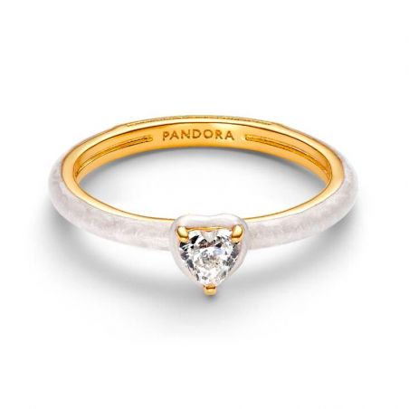 Bague fantaisie femme & homme: bague fantaisie argent, or, rose - solitaires - edora - 1