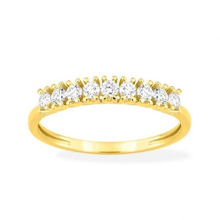 Bagues de fiançailles femme & bagues fiançailles diamant - bague-femme-or - edora - 1