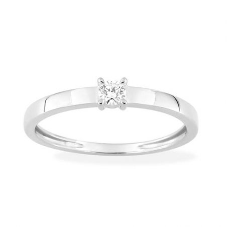 Bague solitaire: solitaire femme & bague solitaire diamant femme - bague-femme-or - edora - 1