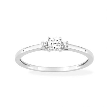 Bague solitaire: solitaire femme & bague solitaire diamant femme - bague-femme-or - edora - 1