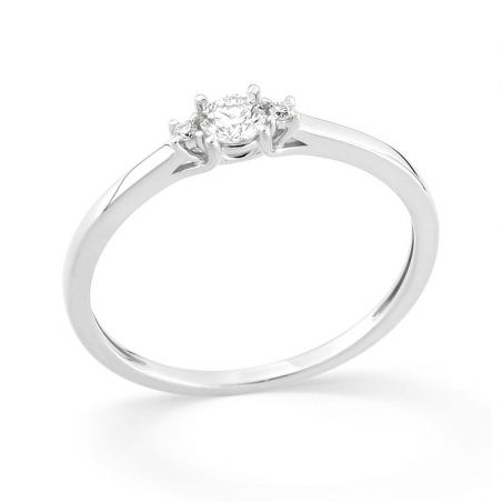 Bague solitaire: solitaire femme & bague solitaire diamant femme - bague-femme-or - edora - 2