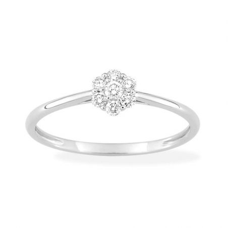 Bagues de fiançailles femme & bagues fiançailles diamant - bague-femme-or - edora - 1