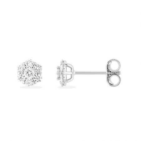 Boucles d’oreilles or 9 carats, boucles d’oreilles or 375 - puces - edora - 1