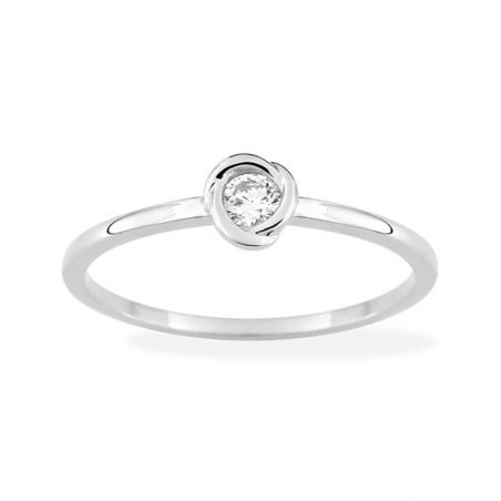 Bague solitaire: solitaire femme & bague solitaire diamant femme - bague-femme-or - edora - 1