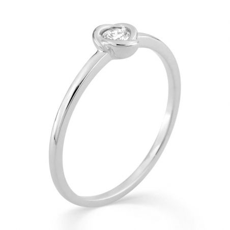 Bague solitaire: solitaire femme & bague solitaire diamant femme - bague-femme-or - edora - 2