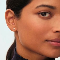 Piercing femme puce coeur agatha mix& match en argent 925 et doré 750/1000 02390547-782-tu - piercing-femme - edora - 1