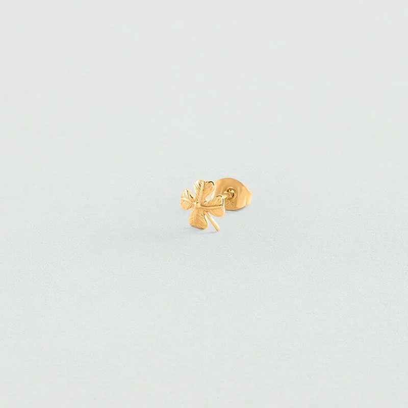 Piercing femme puce trèfle agatha mix& match en argent 925 et doré 750/1000 02390551-157-tu - piercing-femme - edora