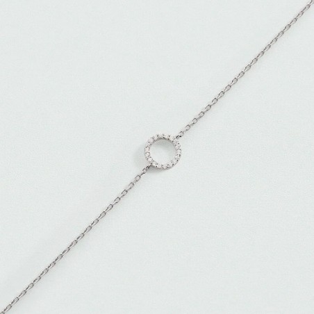 Bracelet femme souple agatha rondou argenté et cristaux 02420789-136-tu – bracelet argent femme