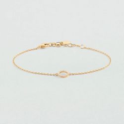 Bracelet femme souple agatha rondou doré et cristaux 02490106-137-tu - bracelet-argent-femme - edora - 0