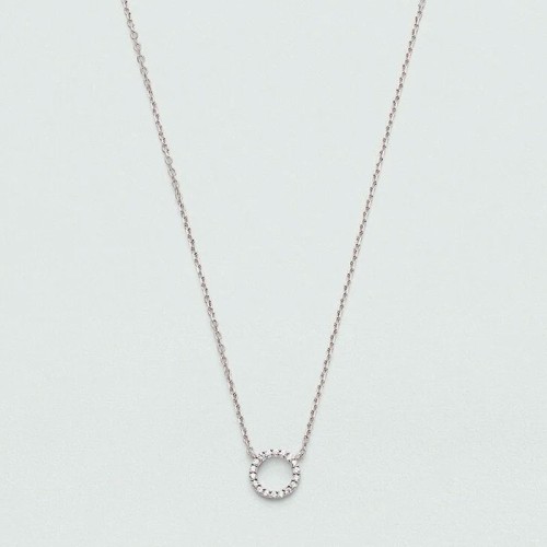 Collier femme ras du cou AGATHA RONDOU argenté et cistaux 02621006-136-TU