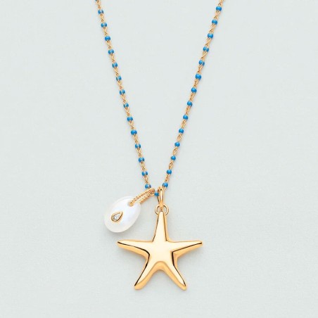 Collier femme ras du cou agatha smarty doré et billes d'émail coloré 02670200-109-tu – colliers femme