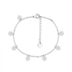 Bracelet femme arbres de vie edora acier edo431274b - bracelets-acier - edora - 0