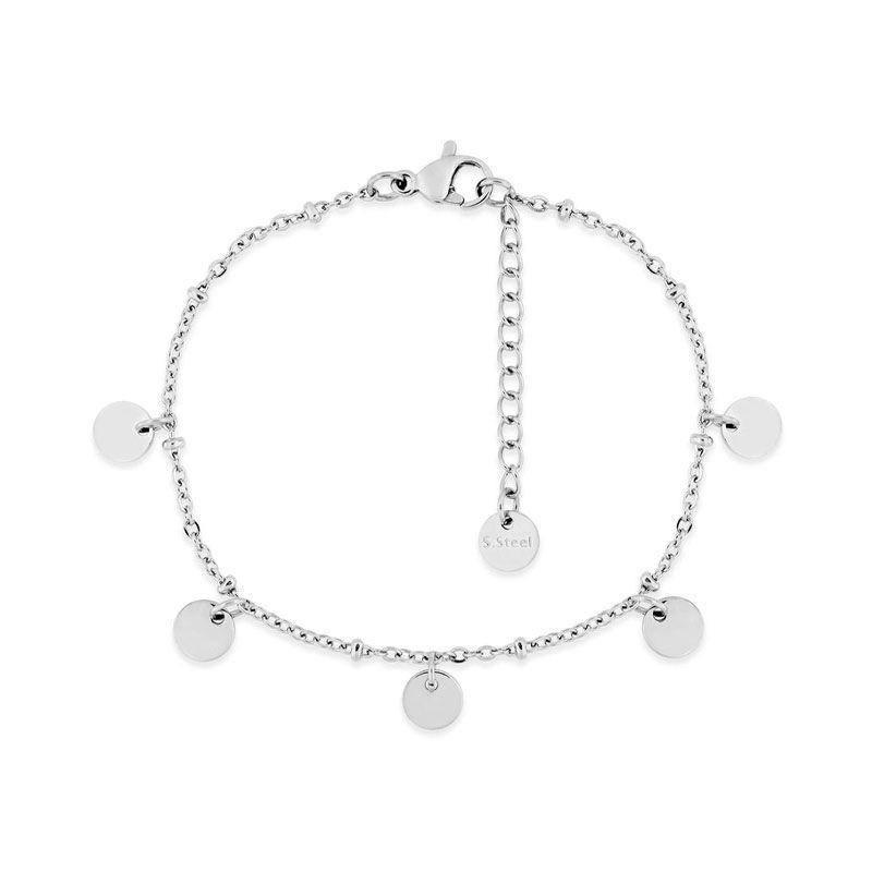 Bracelet femme breloques edora acier edo403379 - bracelets-acier - edora