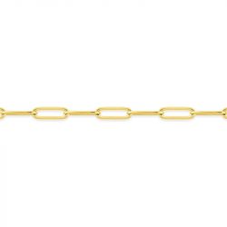 Bracelet femme chaîne maille forçat edora acier doré edo431080b-16 - bracelets-acier - edora - 1