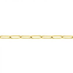 Bracelet femme chaîne maille forçat edora acier doré edo431081b-16 - bracelets-acier - edora - 1