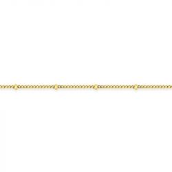 Bracelet femme chaîne maille gourmette edora acier doré edo431069b-16 - bracelets-acier - edora - 1