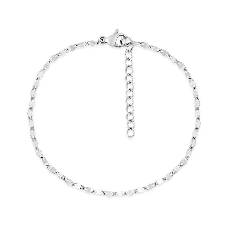 Bracelet femme edora acier argenté edo431071b-16 - bracelets-acier - edora