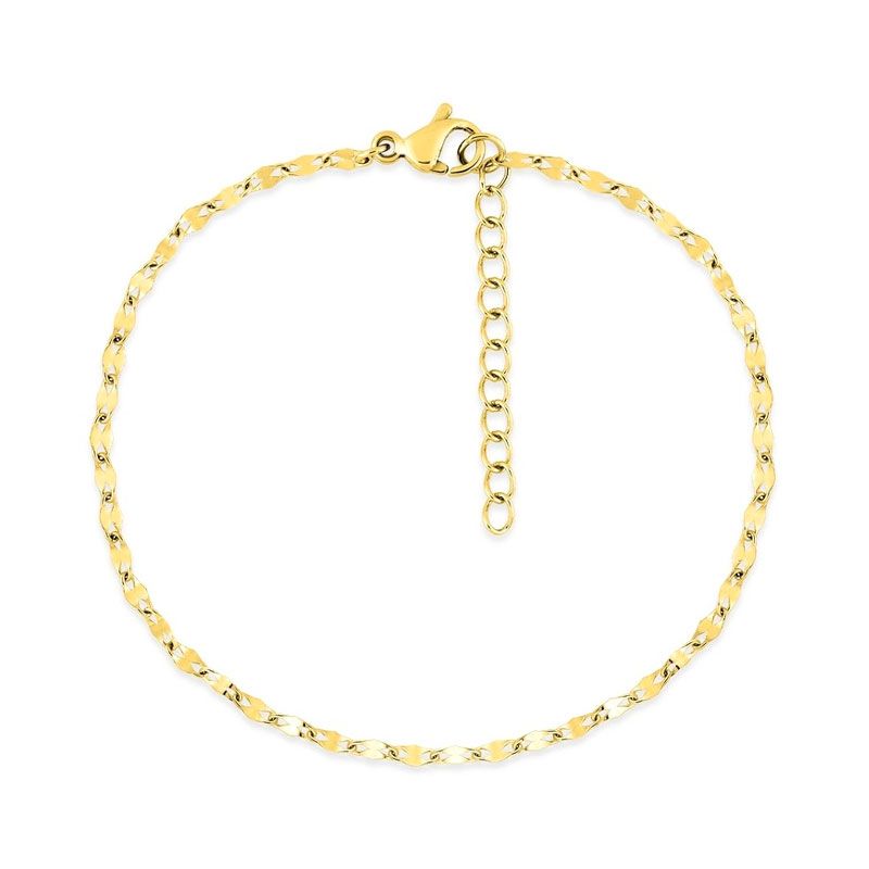 Bracelet femme edora acier doré edo431072b-16 - bracelets-acier - edora