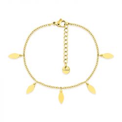 Bracelet femme pampilles edora acier doré edo433659 - bracelets-acier - edora - 0