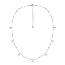 Collier femme breloques arbre de vie edora acier edo431274c - colliers-acier - edora - 1